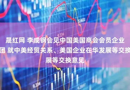 晟红网 李成钢会见中国美国商会会员企业代表团 就中美经贸关系、美国企业在华发展等交换意见