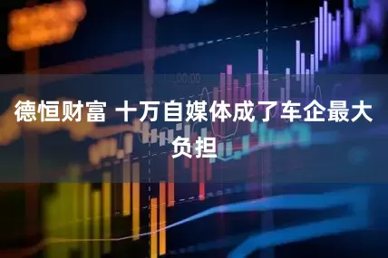 德恒财富 十万自媒体成了车企最大负担